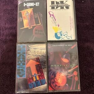 4 vintage rare cassette tapes cassettes Degarmo & Key music Christian faith God